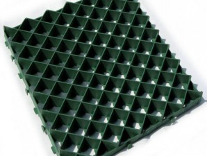 Решетка газонная Gidrolica Eco Pro РГ-60.60.4 - пластиковая зеленая